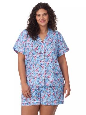 Draper James Light Blue Floral Sleep Set